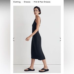 Madewell Goldie midi dress